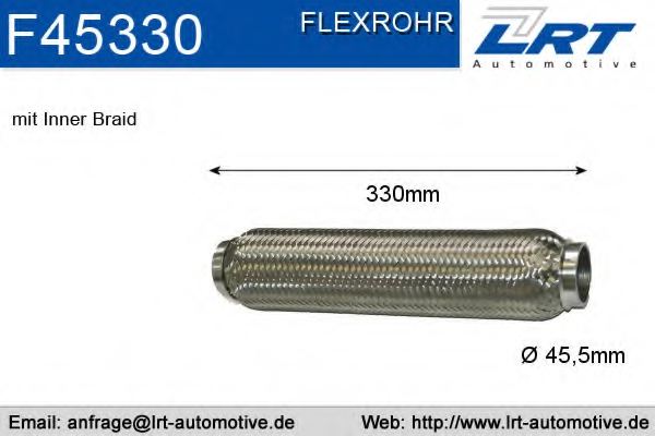 LRT F45330Q Flex Hose, exhaust system